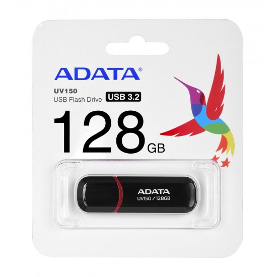 ADATA AUV150-128G-RBK USB flash drive 128 GB USB Type-A 3.2 Gen 1 (3.1 Gen 1) Black