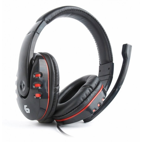 Gembird GHS-402 headphones/headset Wired Head-band Gaming Black