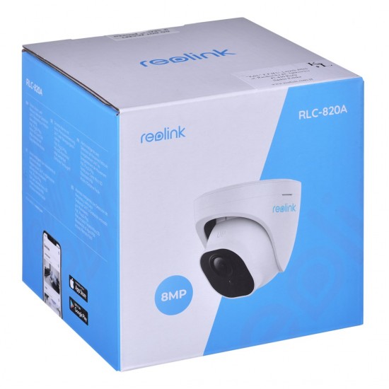 Reolink RLC-820A Dome IP security camera Outdoor 3840 x 2160 pixels Ceiling/wall