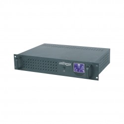 Gembird - Ups rack 19'' 3.4u 1500va, 4xiec 230v out, iec14 in,rj11, usb, lcd Line-Interactive 1.5 kVA 900 W 4 AC outlet(s)