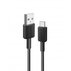 Kabel Anker 322 USB-A do USB-C 0.9m czarny