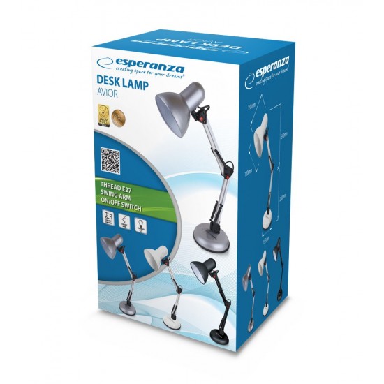 Esperanza ELD112K desk lamp Black