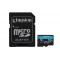 Kingston Technology 64GB microSDXC Canvas Go Plus 170R A2 U3 V30 Card + ADP