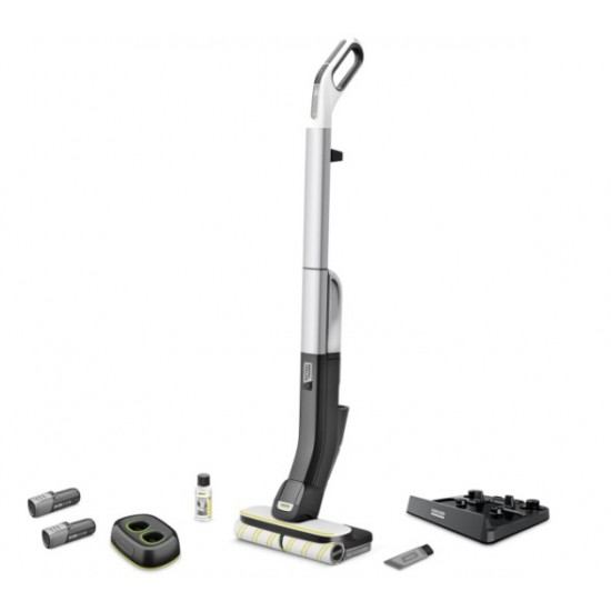 Kärcher FC 4-4 Stick vacuum Battery Dry&wet Bagless Black, Grey 2.5 Ah