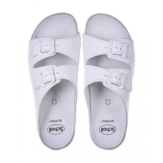 Scholl Air Bag - unisex sandals white, size 40