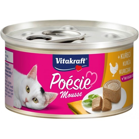 VITAKRAFT POESIE mousse chicken - wet cat food - 85 g