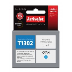 Activejet AE-1302N Ink (replacement for Epson T1302; Supreme; 18 ml; cyan)