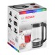 Bosch TWK70B03 electric kettle 1.7 L 2400 W Black, Transparent