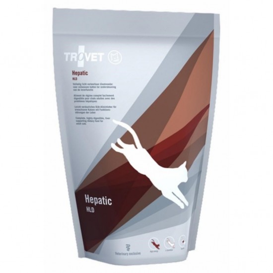 TROVET Hepatic HLD with chicken- dry cat food - 500 g