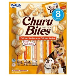 INABA Churu Bites Chicken - Dog treat - 8x12g