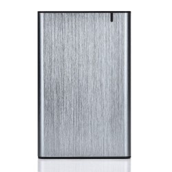 GEMBIRD EE2-U3S-6 HDD/SSD Drive enclosure 2.5inch with USB Type-C port USB 3.1 brushed aluminum grey