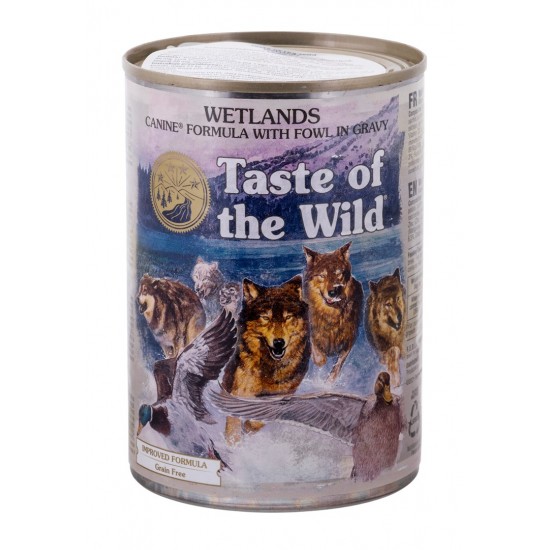 TASTE OF THE WILD Wetlands Canine - Wet dog food - 390 g