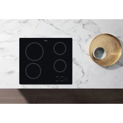 Whirlpool AKT 801/NE hob Black Built-in 58 cm Ceramic hob 4 zone(s)