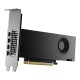 PNY NVIDIA A1000 8GB GDDR6 128-BIT, LOW PROFILE, PCIE 4.0 X8, SINGLE SLOT, 4 X MINI DISPLAYPORT 1.4A, 50W, LP BRACKET, SMALL BOX