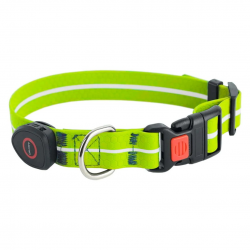 DOGGY VILLAGE Signal collar MT7116 green - LED dog collar - 60cm