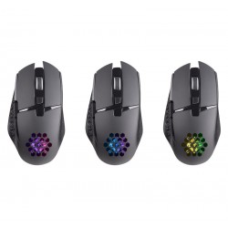 MOUSE DEFENDER GM-514 GLORY OPTIC RF RGB 3200dpi 7P BLACK