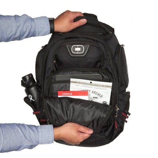 OGIO BACKPACK GAMBIT BLACK P/N: 111072_03