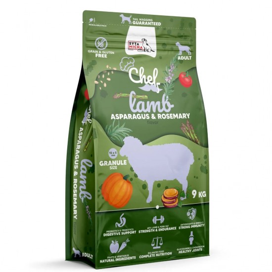 SYTA MICHA Chef Lamb, asparagus and rosemary - dry dog food - 9kg