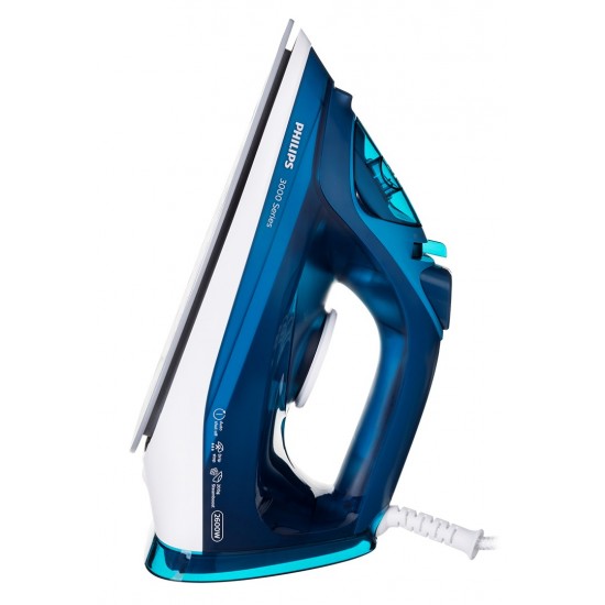 Philips 3000 series DST3040/70 iron Steam iron Ceramic soleplate 2400 W Blue