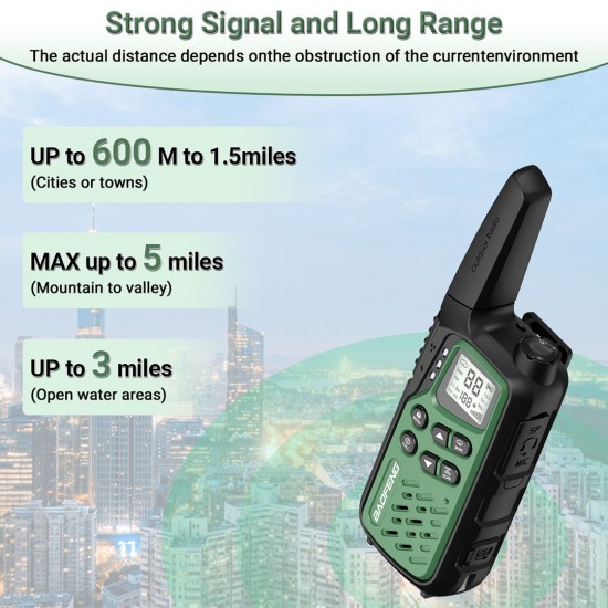 Walkie-Talkie Baofeng BF-T25E Green