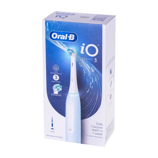 Oral-B IOSERIES3ICE electric toothbrush Adult Rotating-oscillating toothbrush Blue