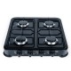 Promis KG400C hob Black,White Countertop Gas 4 zone(s)