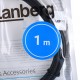 Lanberg CA-USBA-30CU-0010-BK USB cable 1m 3.0 USB A Black