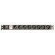 EnerGenie EG-PDU-014 Rack Power Distribution Unit (8 Schuko sockets, 1U, 16A, Schuko plug, 3m, black color)