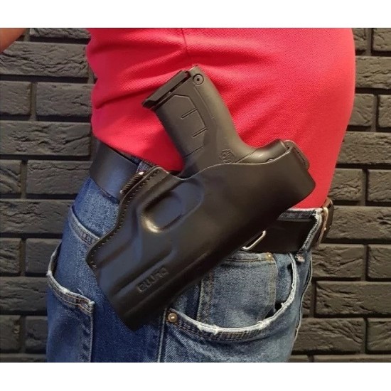 BYRNA HD/SD pistol leather holster (3.1545)