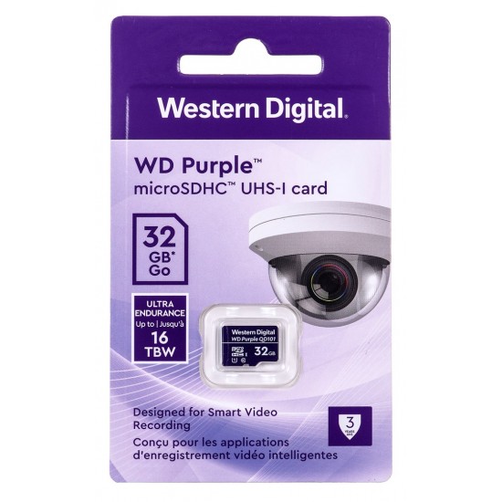 Western Digital WD Purple SC QD101 memory card 32 GB MicroSDHC Class 10