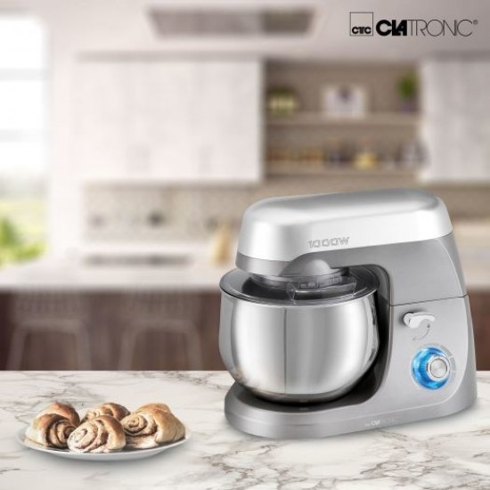 Clatronic KM 370 food processor 1000 W 5 L Titanium