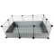 C&C Modular cage 3x2 110x75 cm guinea pig, hedgehog, silver grey