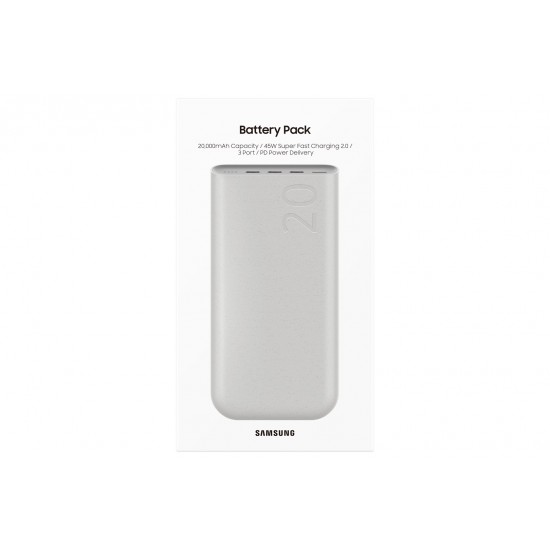 Samsung EB-P4520XUEGEU power bank 20000 mAh Beige