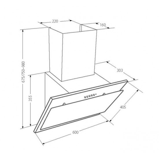 Akpo WK-4 Juno Eco 60 Wall-mounted Black