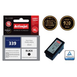 Activejet AH-339R Ink cartridge (replacement for HP 339 C8767EE; Premium; 35 ml; black)