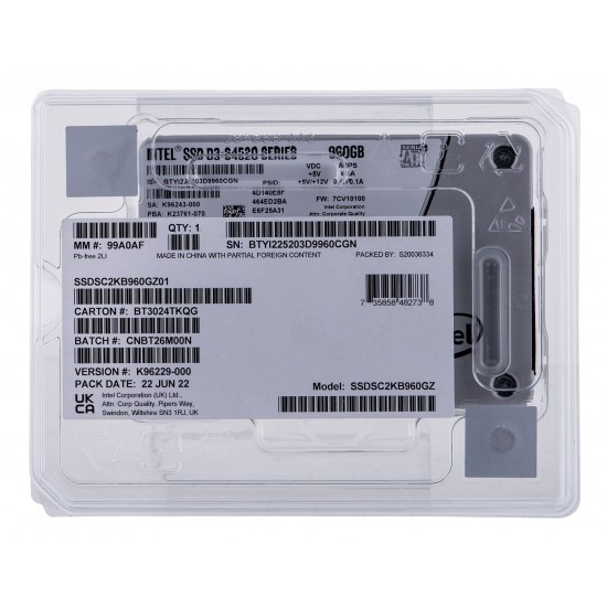 SSD Solidigm (Intel) S4520 960GB SATA 2.5