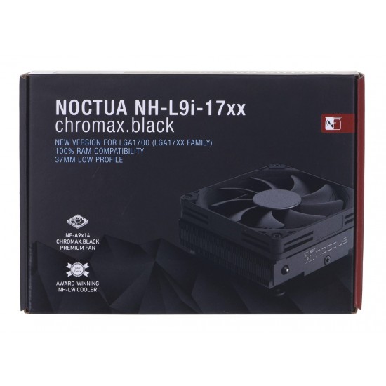 NOCTUA CPU COOLING NH-L9I-17XX CHROMAX BLACK