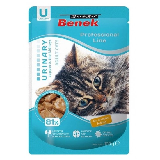 SUPER BENEK Urinary - wet cat food - 100g