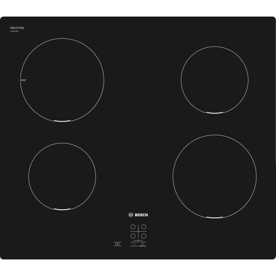 Bosch Serie 2 PUG611AA5E hob Black Countertop 60 cm Zone induction hob 4 zone(s)