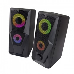 Esperanza EGS103 Speakers 2.0 LED Black 6W