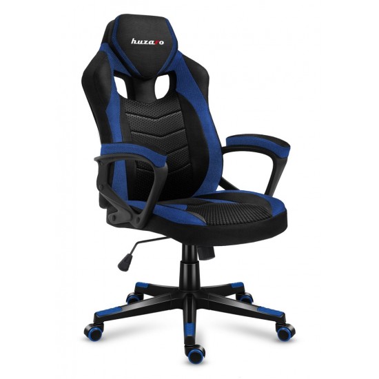 Huzaro FORCE 2.5 BLUE MESH Gaming armchair Mesh seat Black, Blue