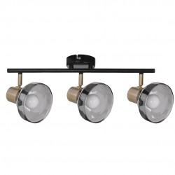 Activejet LISA triple spotlight black-gold ceiling wall lamp E14 wall lamp for living room