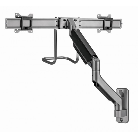 Gembird MA-WA2-02 Adjustable wall 2-display mounting arm, 17”-32”, up to 8 kg