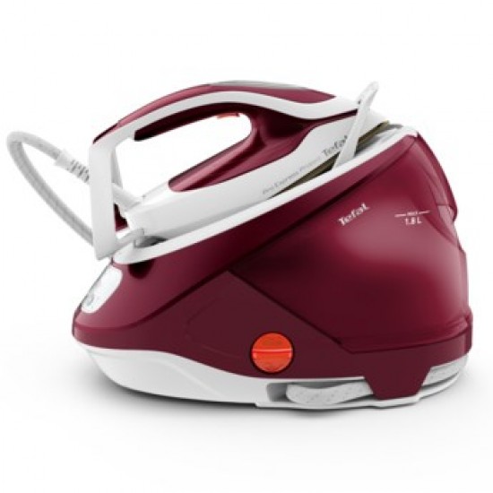 Tefal GV9220 steam ironing station 2600 W Durilium AirGlide Autoclean soleplate Burgundy, White