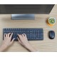 Logitech MK235 keyboard Mouse included USB QWERTY US International Grey