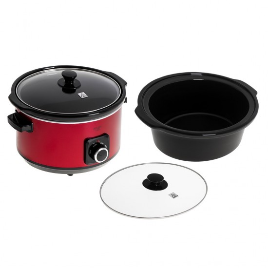 ADLER AD 6413r slow cooker red