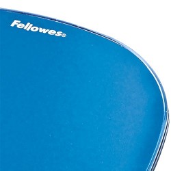 Fellowes Mouse & Wrist Pad Gel CRYSTAL cyan