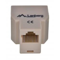 Lanberg AD-RJ45-2RJ45-OU network splitter Beige