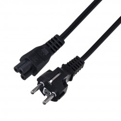 Savio CL-81 power cable Black 1.8 m Power plug type E IEC C5