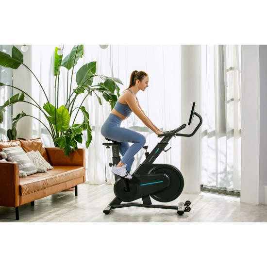 OVICX Spinning bike, stationary magnetic Q200X with 15.6